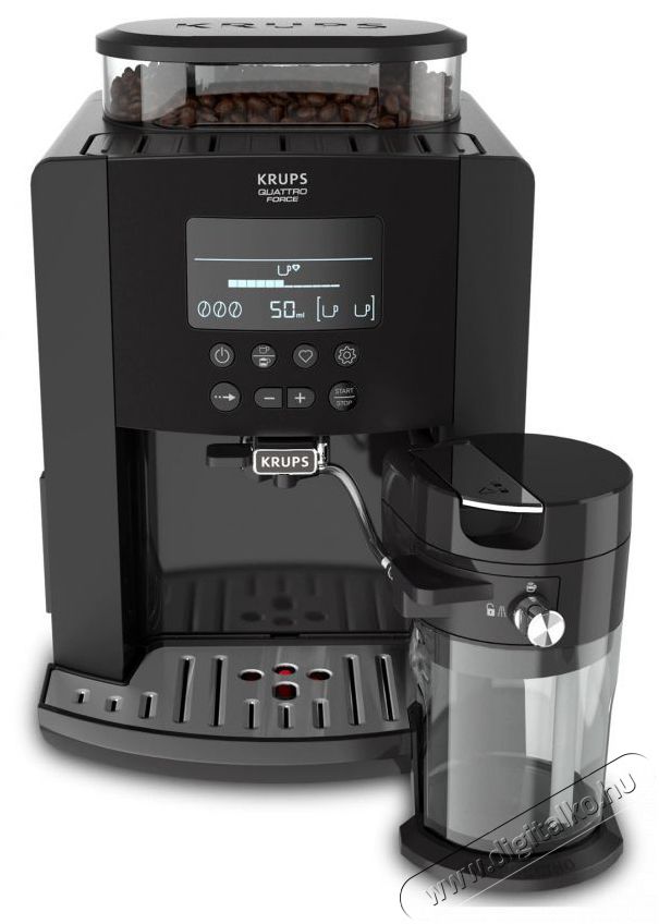 Krups EA819N10 Arabica Latte automata k&aacute;v&eacute;főző Konyhai term&eacute;kek - K&aacute;v&eacute;főző / k&aacute;v&eacute;&ouml;rlő / kieg&eacute;sz&iacute;tő - Automata k&aacute;v&eacute;főző - 377744