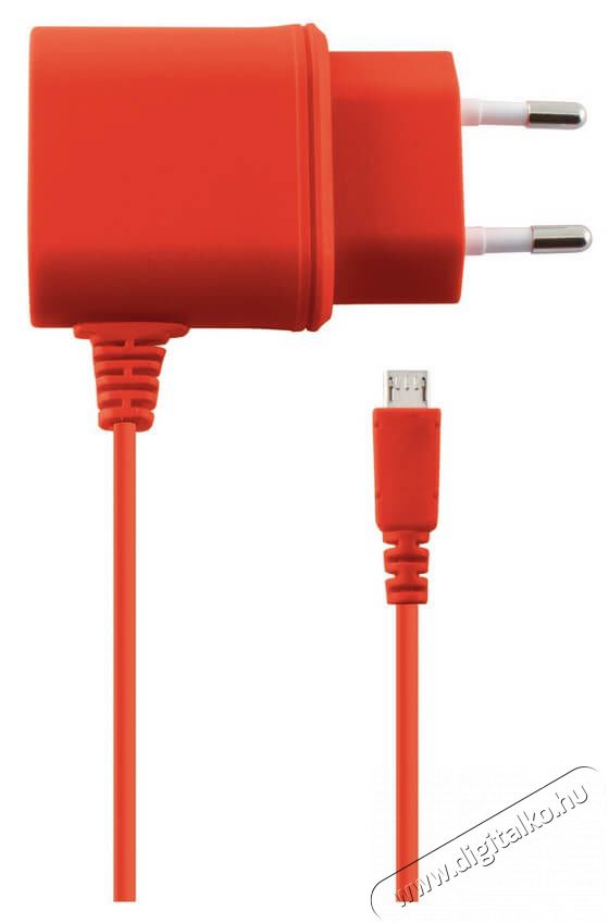 Ksix B1740CD02C MicroUSB 1A h&aacute;l&oacute;zati t&ouml;ltő - korall piros Mobil / Kommunik&aacute;ci&oacute; / Smart - Tablet / E-book kieg&eacute;sz&iacute;tő, tok - H&aacute;l&oacute;zati-, aut&oacute;s t&ouml;ltő - 318029