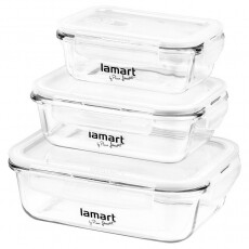 Lamart LT6011 műanyag &eacute;telt&aacute;rol&oacute; k&eacute;szlet Konyhai term&eacute;kek - Ed&eacute;ny - &Eacute;telt&aacute;rol&oacute; - 310038