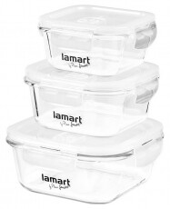 Lamart LT6012 műanyag &eacute;telt&aacute;rol&oacute; k&eacute;szlet Konyhai term&eacute;kek - Ed&eacute;ny - &Eacute;telt&aacute;rol&oacute; - 310039