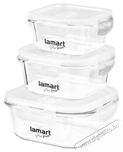 Lamart LT6012 műanyag &eacute;telt&aacute;rol&oacute; k&eacute;szlet Konyhai term&eacute;kek - Ed&eacute;ny - &Eacute;telt&aacute;rol&oacute; - 310039