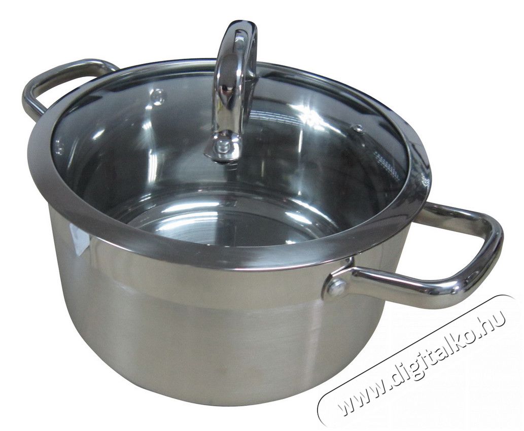 Lamart LTSS2413 Faz&eacute;k &uuml;veg fedővel 24cm, 6,1l - ez&uuml;st Konyhai term&eacute;kek - Ed&eacute;ny - Faz&eacute;k / l&aacute;bas - 274669