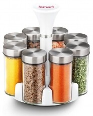 Lamart LT7017 Erba 8 db-os fűszertartó készlet - Konyhai termékek - Egyéb / Konyhai kiegészítő - 345728