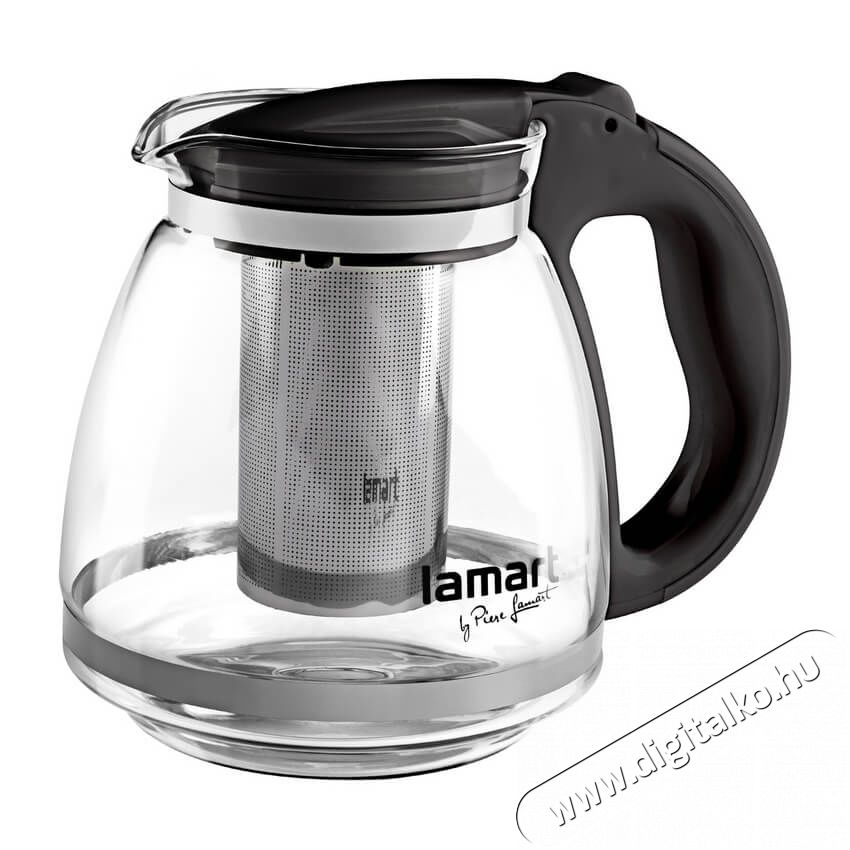 Lamart LT7027 Verre tes&aacute;kanna 1,5L - fekete Konyhai term&eacute;kek - Ed&eacute;ny - Te&aacute;skanna - 349241