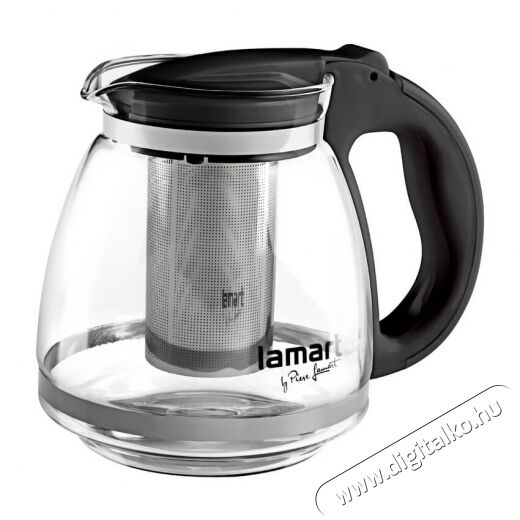 Lamart LT7027 Verre tes&aacute;kanna 1,5L - fekete Konyhai term&eacute;kek - Ed&eacute;ny - Te&aacute;skanna - 349241