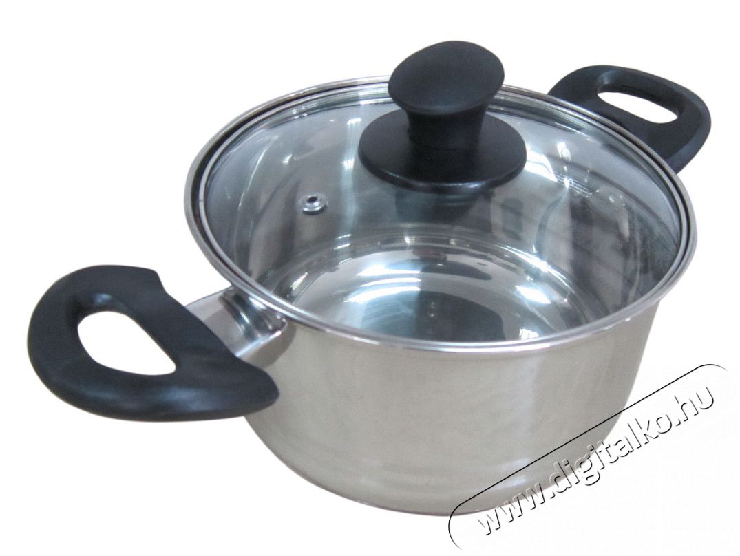 Lamart LTB1810 Ed&eacute;ny fedővel 18cm, 2,7L ac&eacute;l/bakelit/&uuml;veg Konyhai term&eacute;kek - Ed&eacute;ny - Faz&eacute;k / l&aacute;bas - 274642