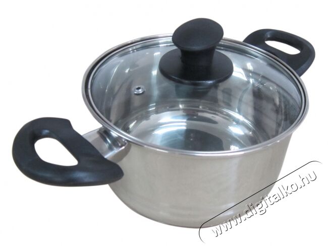 Lamart LTB1810 Ed&eacute;ny fedővel 18cm, 2,7L ac&eacute;l/bakelit/&uuml;veg Konyhai term&eacute;kek - Ed&eacute;ny - Faz&eacute;k / l&aacute;bas - 274642