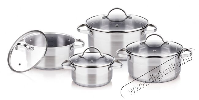 Lamart LTSSSET8 Elegant 8-r&eacute;szes ed&eacute;nyk&eacute;szlet - nemes ac&eacute;l Konyhai term&eacute;kek - Ed&eacute;ny - Ed&eacute;ny k&eacute;szlet - 274697