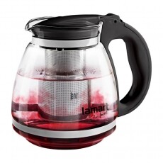 Lamart LT7027 Verre tes&aacute;kanna 1,5L - fekete Konyhai term&eacute;kek - Ed&eacute;ny - Te&aacute;skanna - 349241
