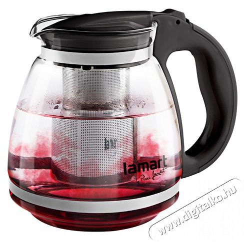 Lamart LT7027 Verre tes&aacute;kanna 1,5L - fekete Konyhai term&eacute;kek - Ed&eacute;ny - Te&aacute;skanna - 349241