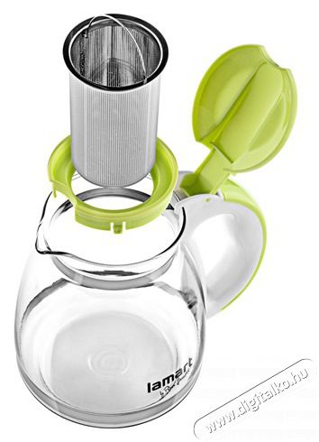 Lamart LT7028 Verre te&aacute;skanna - z&ouml;ld Konyhai term&eacute;kek - Ed&eacute;ny - Te&aacute;skanna - 349242
