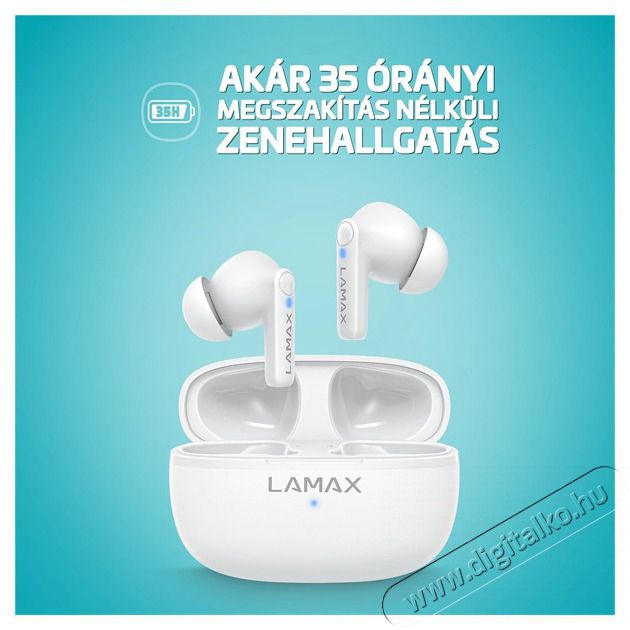 LAMAX Clips1 Play True Wireless Bluetooth feh&eacute;r f&uuml;lhallgat&oacute; Audio-Video / Hifi / Multim&eacute;dia - F&uuml;l &eacute;s Fejhallgat&oacute;k - F&uuml;lhallgat&oacute; - 500473