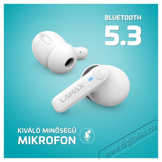 LAMAX Clips1 Play True Wireless Bluetooth feh&eacute;r f&uuml;lhallgat&oacute; Audio-Video / Hifi / Multim&eacute;dia - F&uuml;l &eacute;s Fejhallgat&oacute;k - F&uuml;lhallgat&oacute; - 500473