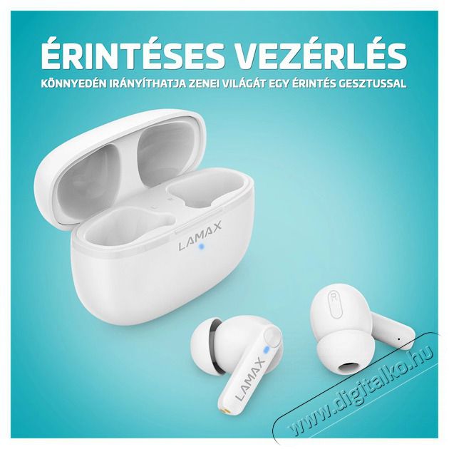 LAMAX Clips1 Play True Wireless Bluetooth feh&eacute;r f&uuml;lhallgat&oacute; Audio-Video / Hifi / Multim&eacute;dia - F&uuml;l &eacute;s Fejhallgat&oacute;k - F&uuml;lhallgat&oacute; - 500473