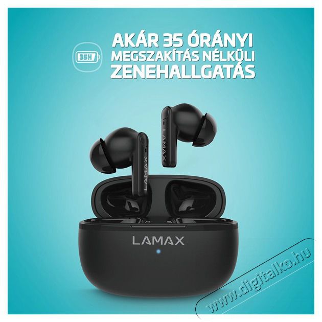 LAMAX Clips1 Play True Wireless Bluetooth fekete f&uuml;lhallgat&oacute; Audio-Video / Hifi / Multim&eacute;dia - F&uuml;l &eacute;s Fejhallgat&oacute;k - F&uuml;lhallgat&oacute; - 508862