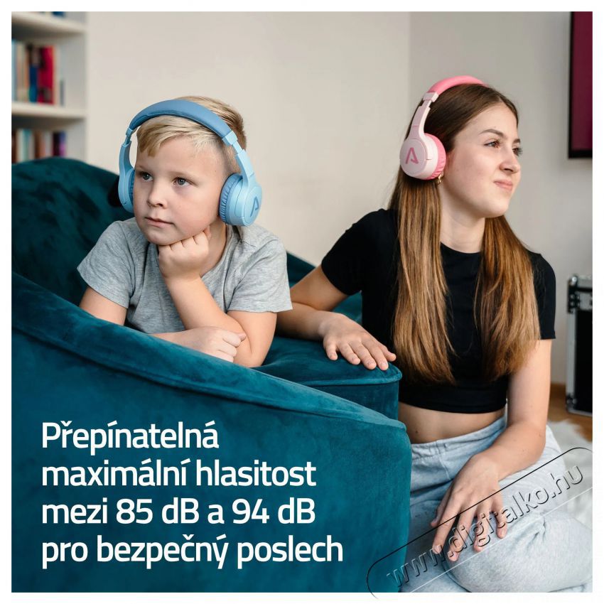 LAMAX BaseKid1 blue Audio-Video / Hifi / Multim&eacute;dia - F&uuml;l &eacute;s Fejhallgat&oacute;k - Fejhallgat&oacute; - 510099