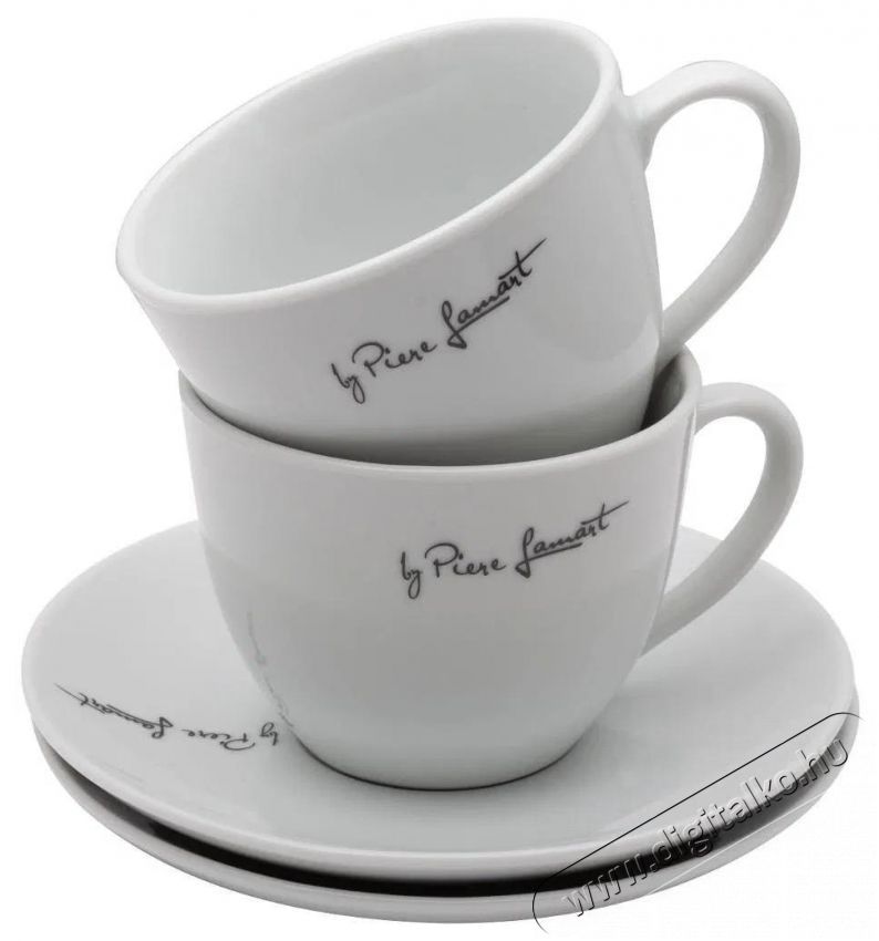 Lamart LT9207 KAFFE cs&eacute;szek&eacute;szlet cs&eacute;szealjjal, 2 db, 300 ml Konyhai term&eacute;kek - K&aacute;v&eacute;főző / k&aacute;v&eacute;&ouml;rlő / kieg&eacute;sz&iacute;tő - K&aacute;v&eacute;s poh&aacute;r / cs&eacute;sze - 522292