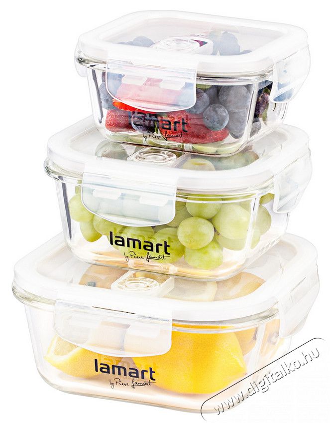 Lamart LT6012 műanyag &eacute;telt&aacute;rol&oacute; k&eacute;szlet Konyhai term&eacute;kek - Ed&eacute;ny - &Eacute;telt&aacute;rol&oacute; - 310039