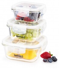 Lamart LT6012 műanyag &eacute;telt&aacute;rol&oacute; k&eacute;szlet Konyhai term&eacute;kek - Ed&eacute;ny - &Eacute;telt&aacute;rol&oacute; - 310039