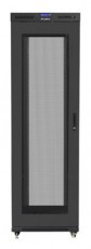 LANBERG FF01-8242-23BL 19" 42U SZÉL:800mm MÉLY:1200mm MAG:2127mm lapraszerelt LCD hálós fémajtós fekete rack szekrény Iroda és számítástechnika - Számítógép tartozék - Számítógépház - 506970