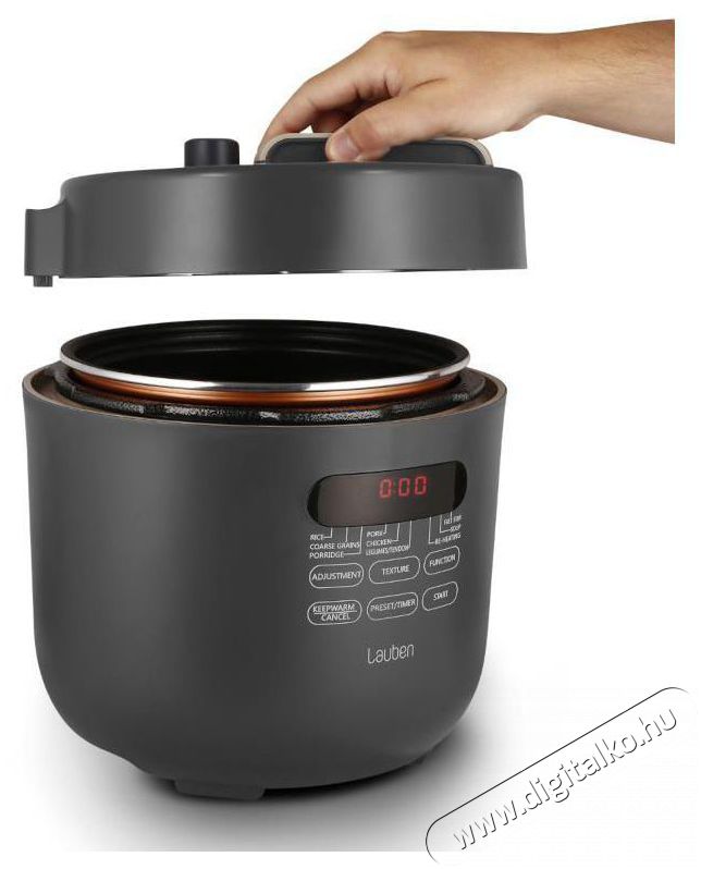 Lauben Electric Pressure Cooker 5000AT Konyhai term&eacute;kek - Konyhai kisg&eacute;p (s&uuml;t&eacute;s / főz&eacute;s / hűt&eacute;s / &eacute;telk&eacute;sz&iacute;t&eacute;s) - L&eacute;gkever&eacute;ses főzőg&eacute;p / elektromos kukta / multifunkci&oacute;s s&uuml;tő - 529693