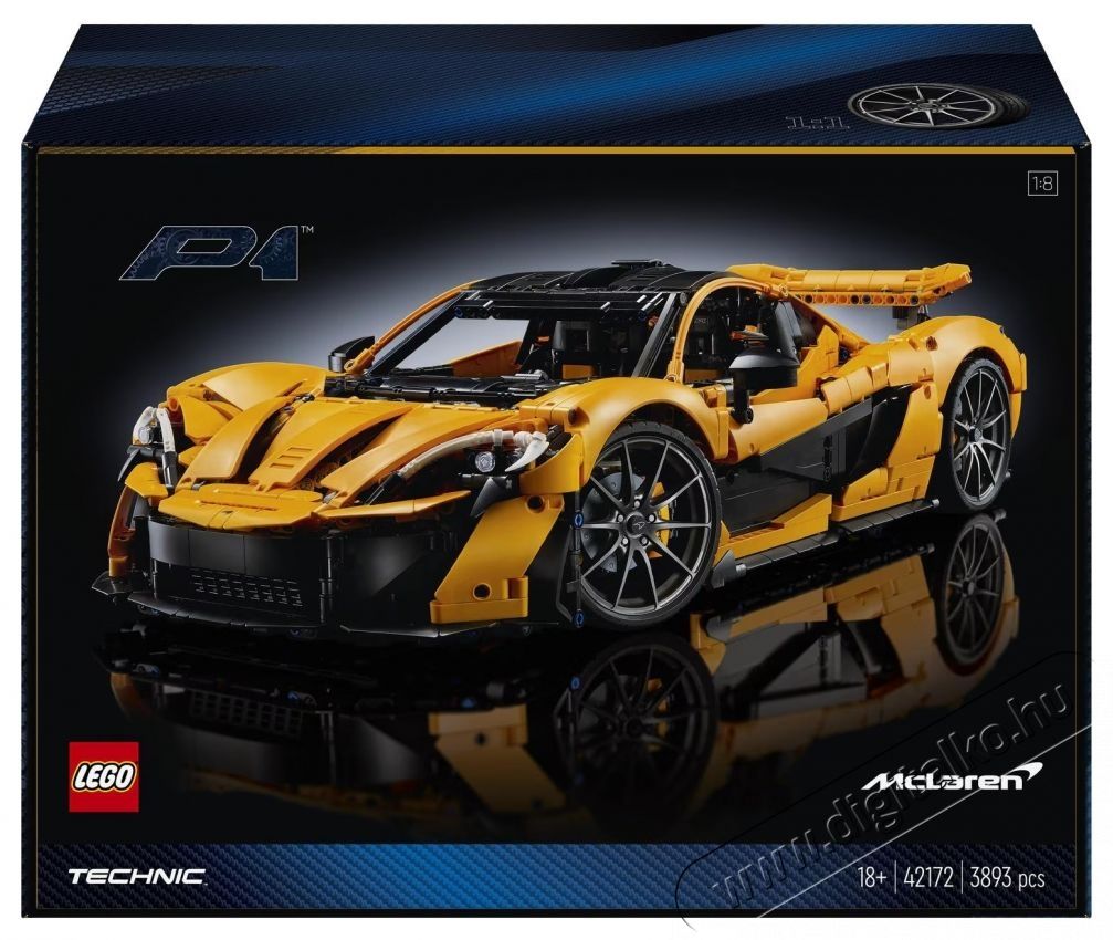 LEGO Technic - McLaren P1 (42172) H&aacute;ztart&aacute;s / Otthon / K&uuml;lt&eacute;r - J&aacute;t&eacute;k / Sport - Kreat&iacute;v / k&eacute;szs&eacute;gfejlesztő j&aacute;t&eacute;k - 537635
