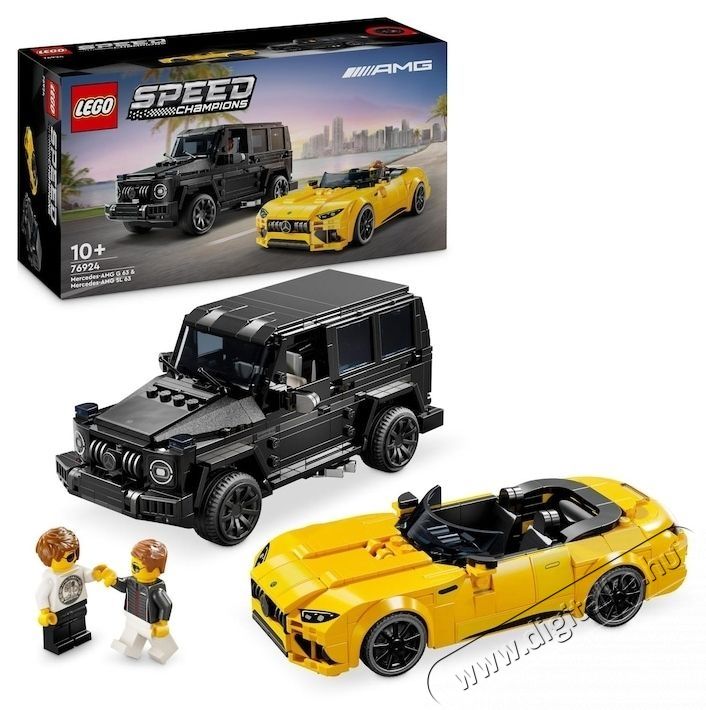 LEGO Speed Champions - Mercedes-AMG G 63 &eacute;s Mercedes-AMG SL (76924) H&aacute;ztart&aacute;s / Otthon / K&uuml;lt&eacute;r - J&aacute;t&eacute;k / Sport - Kreat&iacute;v / k&eacute;szs&eacute;gfejlesztő j&aacute;t&eacute;k - 538305