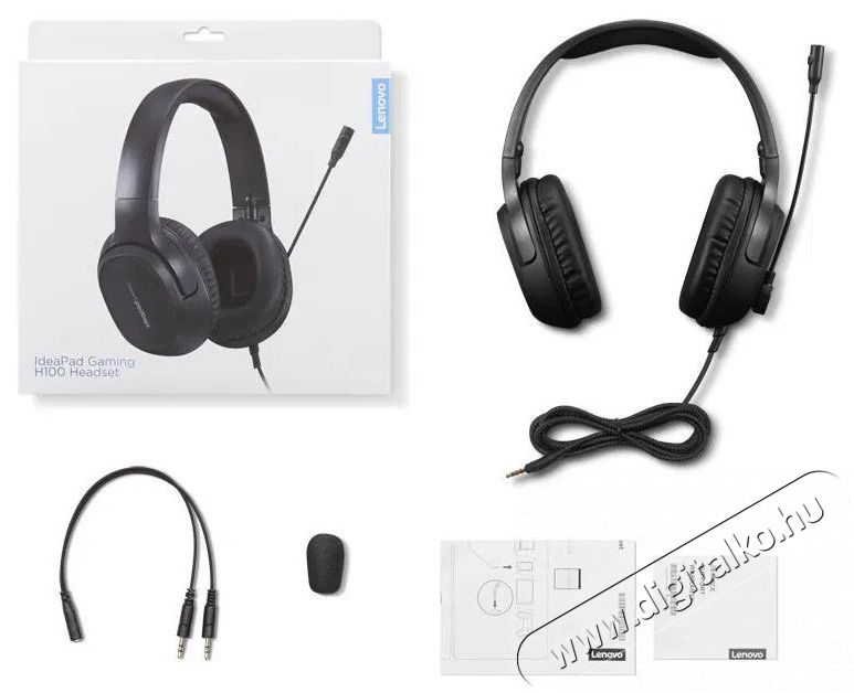 Lenovo H110 Gaming Headset Audio-Video / Hifi / Multim&eacute;dia - F&uuml;l &eacute;s Fejhallgat&oacute;k - Fejhallgat&oacute; mikrofonnal / headset - 518879