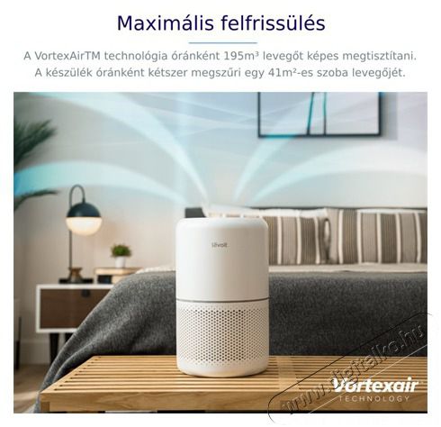 Levoit CORE 300S L&Eacute;GTISZT&Iacute;T&Oacute; Sz&eacute;ps&eacute;g&aacute;pol&aacute;s / Eg&eacute;szs&eacute;g - L&eacute;gtiszt&iacute;t&oacute; / p&aacute;r&aacute;s&iacute;t&oacute; / p&aacute;r&aacute;tlan&iacute;t&oacute; - L&eacute;gtiszt&iacute;t&oacute; - 470598