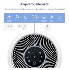 Levoit CORE 300S L&Eacute;GTISZT&Iacute;T&Oacute; Sz&eacute;ps&eacute;g&aacute;pol&aacute;s / Eg&eacute;szs&eacute;g - L&eacute;gtiszt&iacute;t&oacute; / p&aacute;r&aacute;s&iacute;t&oacute; / p&aacute;r&aacute;tlan&iacute;t&oacute; - L&eacute;gtiszt&iacute;t&oacute; - 470598