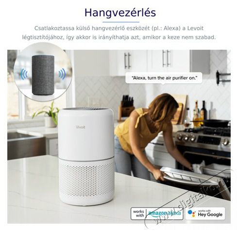 Levoit CORE 300S L&Eacute;GTISZT&Iacute;T&Oacute; Sz&eacute;ps&eacute;g&aacute;pol&aacute;s / Eg&eacute;szs&eacute;g - L&eacute;gtiszt&iacute;t&oacute; / p&aacute;r&aacute;s&iacute;t&oacute; / p&aacute;r&aacute;tlan&iacute;t&oacute; - L&eacute;gtiszt&iacute;t&oacute; - 470598