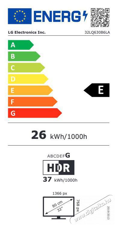 LG 32LQ630B6LA Smart LED Telev&iacute;zi&oacute; Telev&iacute;zi&oacute;k - LED telev&iacute;zi&oacute; - 720p HD Ready felbont&aacute;s&uacute; - 375857