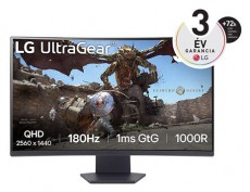 LG 32 32GS60QC-B QHD VA 180Hz HDMI/DP &iacute;velt gamer monitor Iroda &eacute;s sz&aacute;m&iacute;t&aacute;stechnika - Monitor - Monitor - 507445