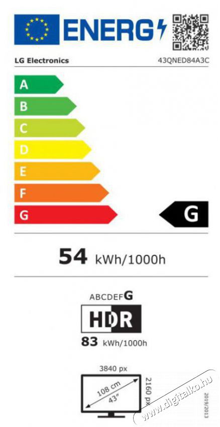 LG 43QNED84A3C Telev&iacute;zi&oacute;k - LED telev&iacute;zi&oacute; - UHD 4K felbont&aacute;s&uacute; - 512077