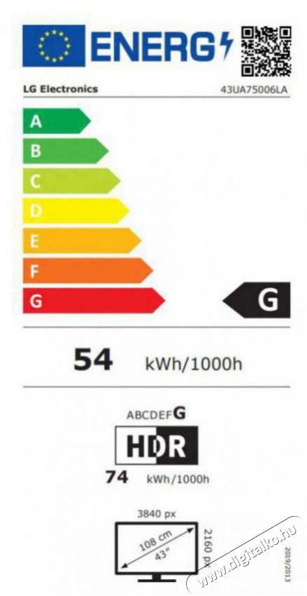 LG 43UA75006 Telev&iacute;zi&oacute;k - LED telev&iacute;zi&oacute; - UHD 4K felbont&aacute;s&uacute; - 518890
