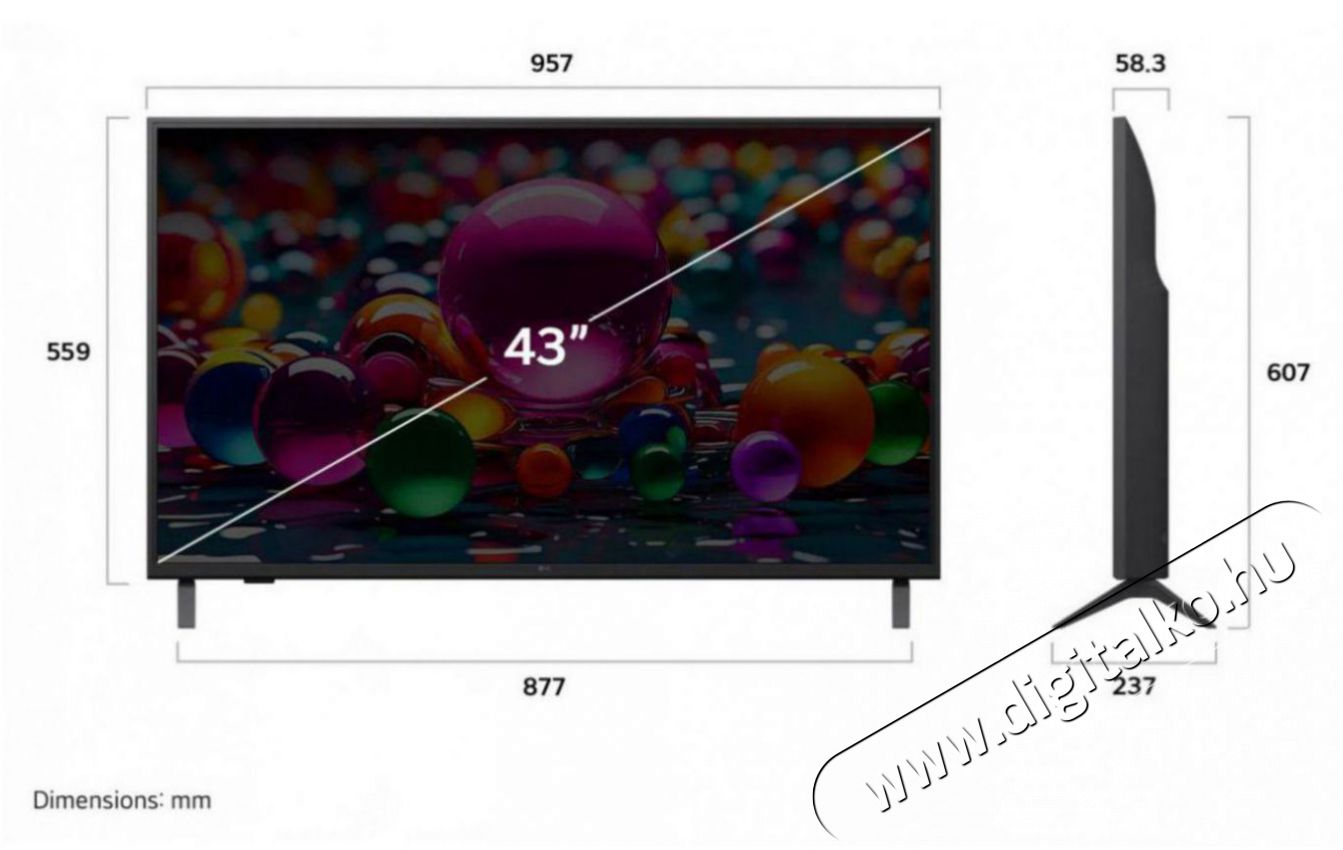 LG 43UA75006 Telev&iacute;zi&oacute;k - LED telev&iacute;zi&oacute; - UHD 4K felbont&aacute;s&uacute; - 518890