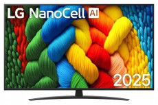 LG 50 NanoCell 50NANO81A3A 4K AI Smart TV 2025, Ultra HD, HDR, webOS, okos tv, 126 cm Telev&iacute;zi&oacute;k - LED telev&iacute;zi&oacute; - UHD 4K felbont&aacute;s&uacute; - 506814