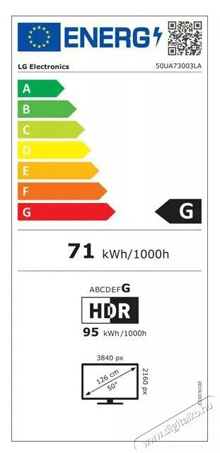 LG 50UA73003 Telev&iacute;zi&oacute;k - LED telev&iacute;zi&oacute; - UHD 4K felbont&aacute;s&uacute; - 518892