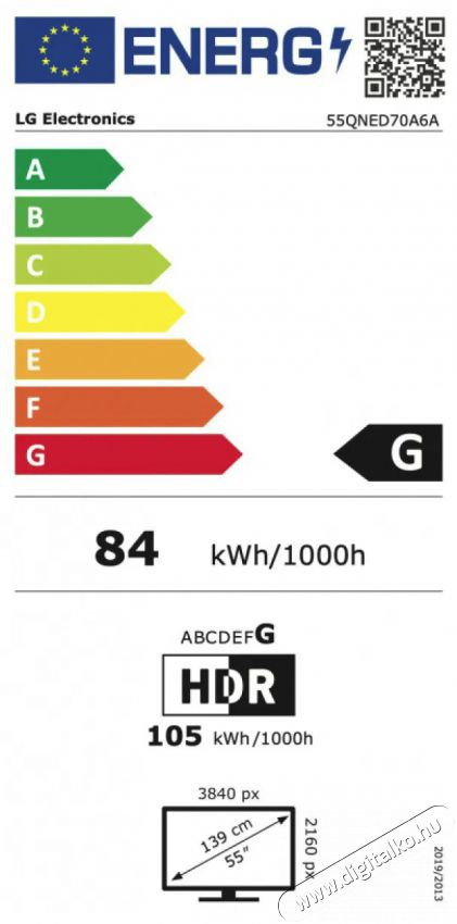 LG 55QNED70A6A Telev&iacute;zi&oacute;k - LED telev&iacute;zi&oacute; - UHD 4K felbont&aacute;s&uacute; - 518894