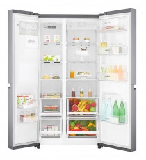 LG GSJ760P2XV SIDE BY SIDE Konyhai term&eacute;kek - Hűtő, fagyaszt&oacute; (be&eacute;p&iacute;thető) - Amerikai t&iacute;pus&uacute; Side By Side hűtő - 341260