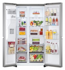 LG GSJV70PZTE HŰTŐ SIDE BY SIDE Konyhai term&eacute;kek - Hűtő, fagyaszt&oacute; (szabadon&aacute;ll&oacute;) - Amerikai t&iacute;pus&uacute; Side By Side hűtő - 499564