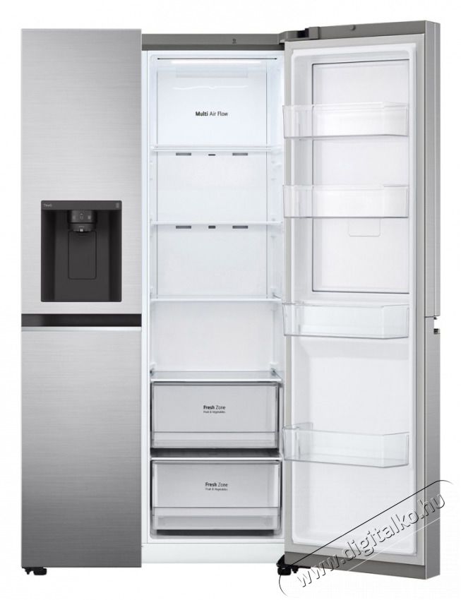 LG GSJV70PZTE HŰTŐ SIDE BY SIDE Konyhai term&eacute;kek - Hűtő, fagyaszt&oacute; (szabadon&aacute;ll&oacute;) - Amerikai t&iacute;pus&uacute; Side By Side hűtő - 499564