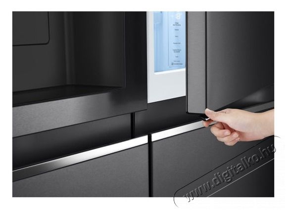LG GSJV71MCTE Side-by-side hűtőszekr&eacute;ny, E energiaoszt&aacute;ly, 635 L, No Frost, WiFi, LED, M: 189 cm, Fekete Konyhai term&eacute;kek - Hűtő, fagyaszt&oacute; (szabadon&aacute;ll&oacute;) - Amerikai t&iacute;pus&uacute; Side By Side hűtő - 499563