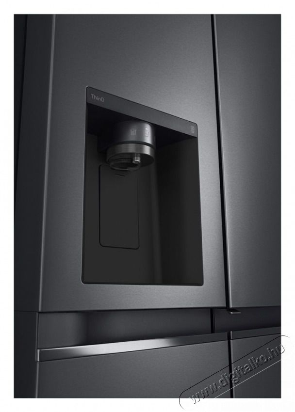 LG GSJV71MCTE Side-by-side hűtőszekr&eacute;ny, E energiaoszt&aacute;ly, 635 L, No Frost, WiFi, LED, M: 189 cm, Fekete Konyhai term&eacute;kek - Hűtő, fagyaszt&oacute; (szabadon&aacute;ll&oacute;) - Amerikai t&iacute;pus&uacute; Side By Side hűtő - 499563