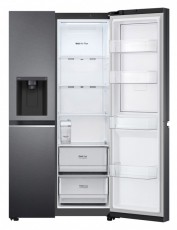 LG GSJV71MCTE Side-by-side hűtőszekr&eacute;ny, E energiaoszt&aacute;ly, 635 L, No Frost, WiFi, LED, M: 189 cm, Fekete Konyhai term&eacute;kek - Hűtő, fagyaszt&oacute; (szabadon&aacute;ll&oacute;) - Amerikai t&iacute;pus&uacute; Side By Side hűtő - 499563