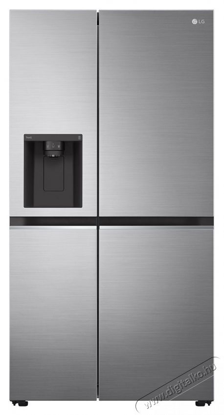 LG GSLV70PZTE Side by Side hűtő, 635 l, M:179cm, Total No Frost, V&iacute;zadagol&oacute;, Door Cooling, E energiaoszt&aacute;ly, Ez&uuml;st Konyhai term&eacute;kek - Hűtő, fagyaszt&oacute; (be&eacute;p&iacute;thető) - Amerikai t&iacute;pus&uacute; Side By Side hűtő - 535411