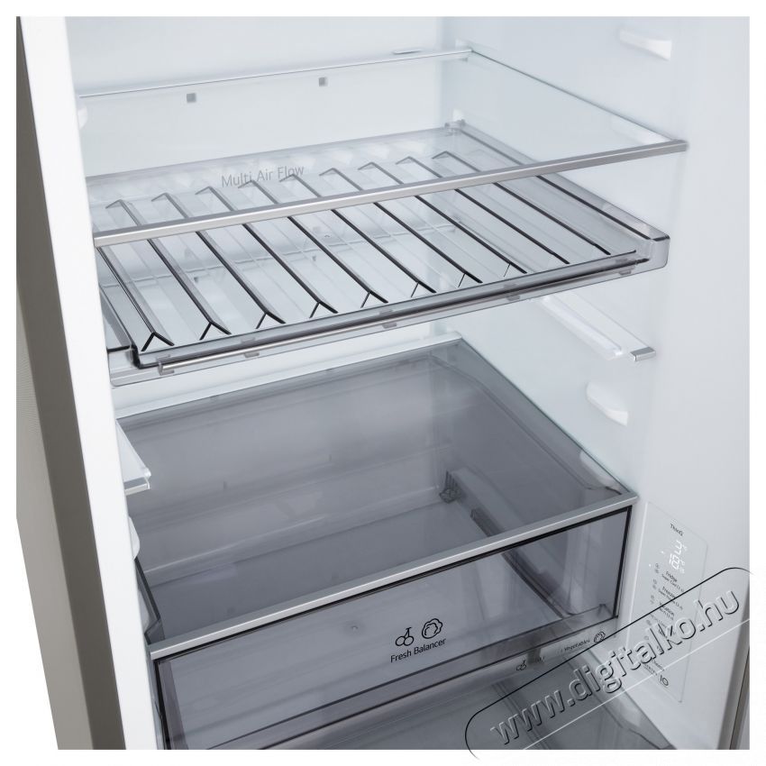 LG GBBS312APY hűtőszekr&eacute;ny, No Frost, 333 l, M 186 cm, A energiaoszt&aacute;ly, Wi-Fi, Ez&uuml;st Konyhai term&eacute;kek - Hűtő, fagyaszt&oacute; (szabadon&aacute;ll&oacute;) - Alulfagyaszt&oacute;s kombin&aacute;lt hűtő - 533560