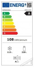 LG GBBS312APY hűtőszekr&eacute;ny, No Frost, 333 l, M 186 cm, A energiaoszt&aacute;ly, Wi-Fi, Ez&uuml;st Konyhai term&eacute;kek - Hűtő, fagyaszt&oacute; (szabadon&aacute;ll&oacute;) - Alulfagyaszt&oacute;s kombin&aacute;lt hűtő - 533560