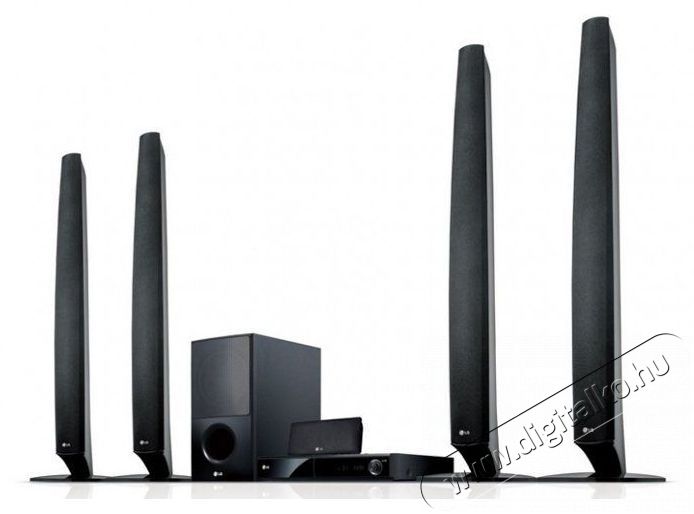 LG HT306TQ DVD 5.1 330W h&aacute;zimozi rendszer Audio-Video / Hifi / Multim&eacute;dia - H&aacute;zimozi - DVD h&aacute;zimozi szett - 254035