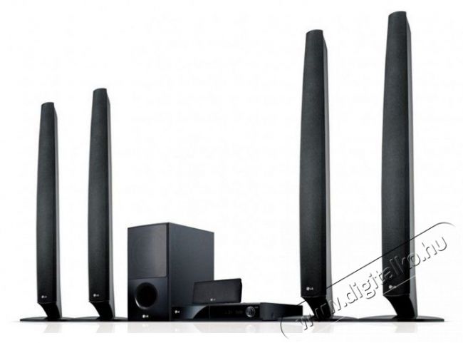 LG HT306TQ DVD 5.1 330W h&aacute;zimozi rendszer Audio-Video / Hifi / Multim&eacute;dia - H&aacute;zimozi - DVD h&aacute;zimozi szett - 254035